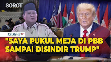 Prabowo Cerita Disindir Trump usai Gebrak Meja di Sidang PBB