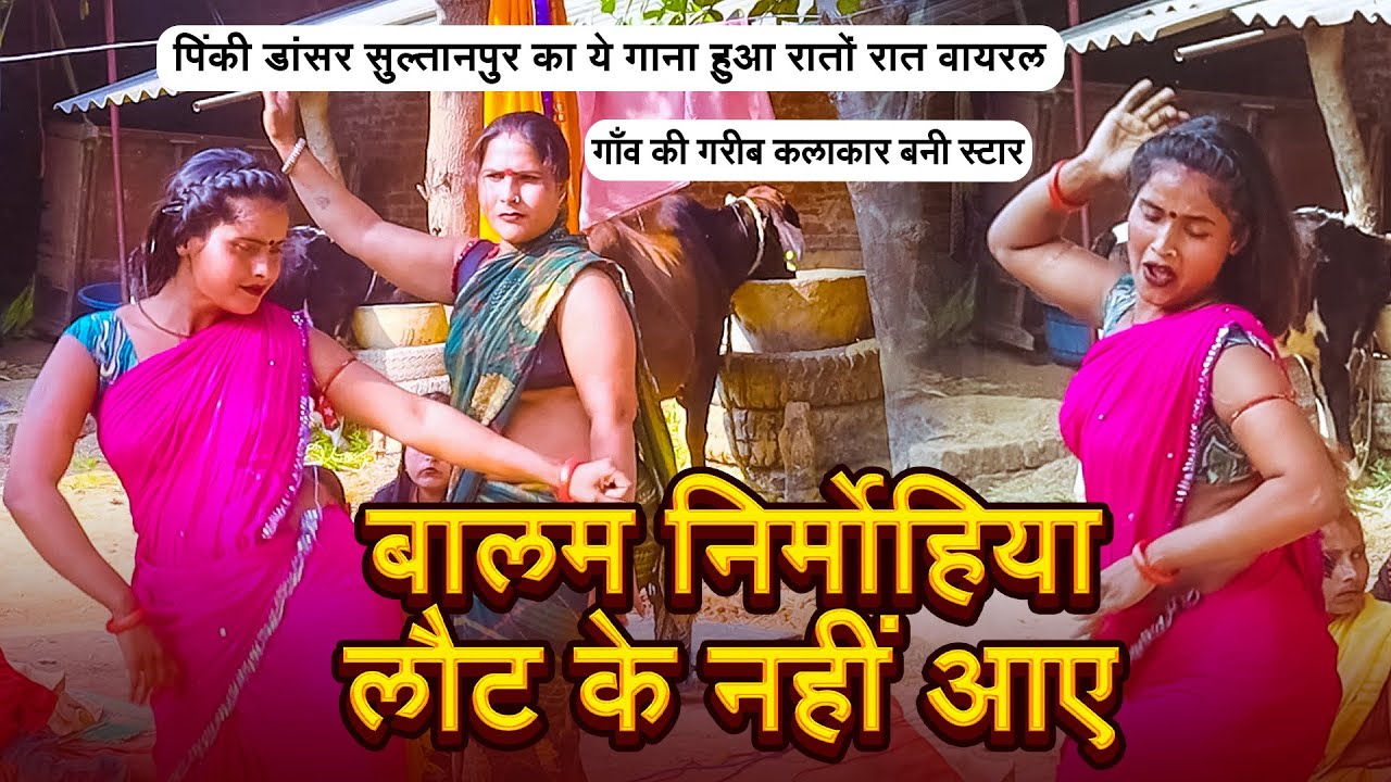 #Video | पिंकी डांसर सुल्तानपुर का ये गाना हुआ रातों रात वायरल | बालम निर्मोहिया लौट के नहीं आए