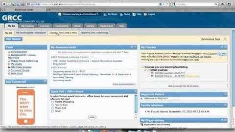 Introduction to Blackboard for Faculty