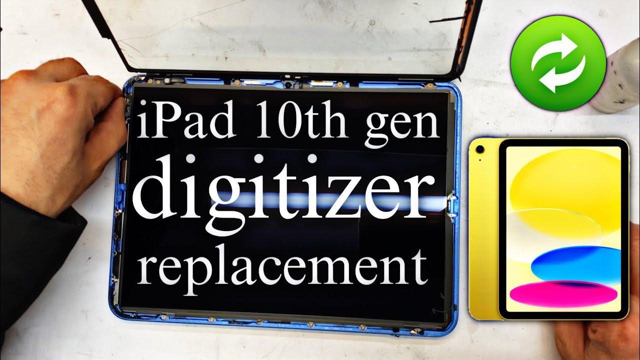 How to Replace the Digitizer on iPad 10th Generation . lawan tech - YouTube