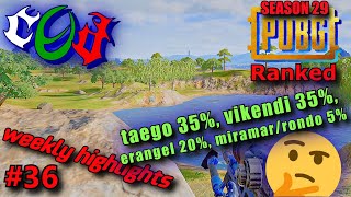 PUBG Ranked Weekly Highlights & Wins 36