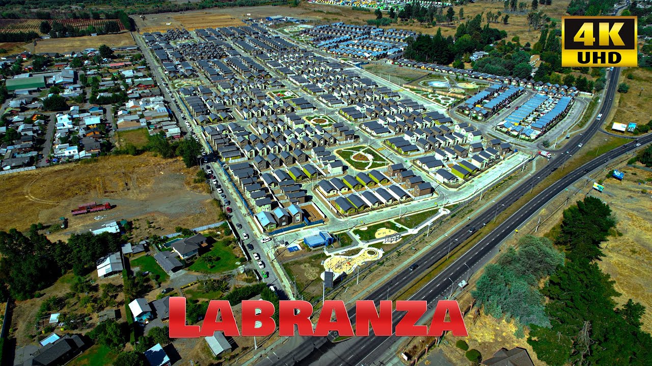 Labranza City Nueva Población Pocuro Vista Aérea Drone Temuco - YouTube