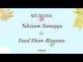 Dr tabassum sumayya  dr saad khan mayana wedding live 