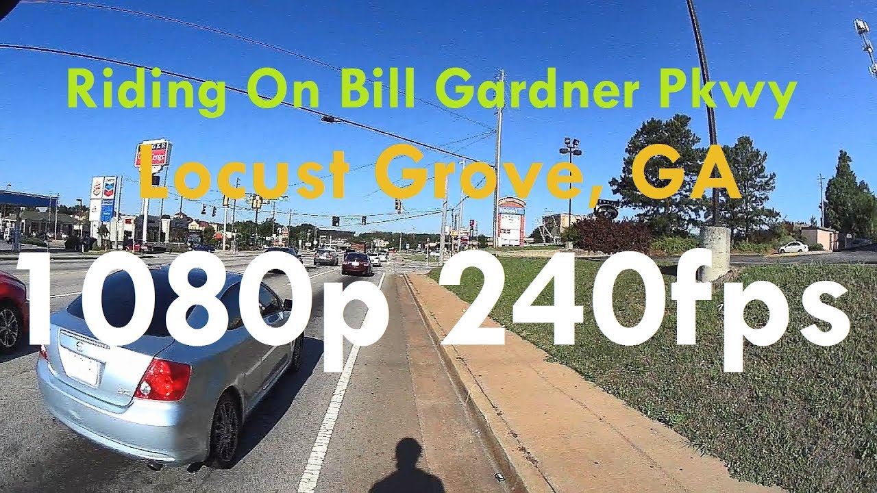 Locust Grove, GA Riding On Bill Gardner Pkwy 1080p240fps Render