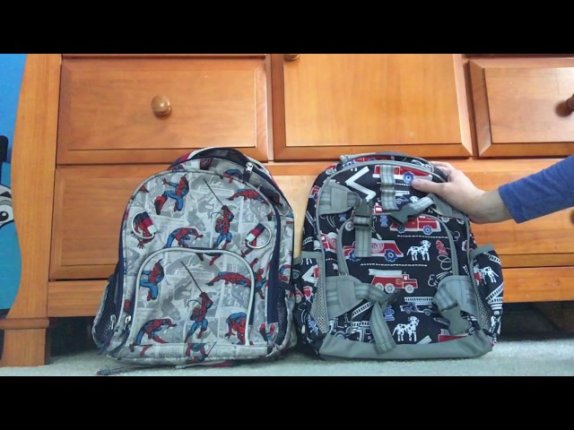 Pottery Barn Kids Backpack Size Comparison - Aseky + Co.