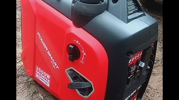 PowerSmart 2500-Watt Portable Inverter Generator Unboxing, servicing and first start.