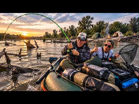 Floating Down the Wild Vistula! (Night on an Island and a Big Catch)