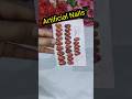 Beautiful 😍 Artificial Nails 💅 l Dress Matching Nails #ytshorts #artificial #nails #matching