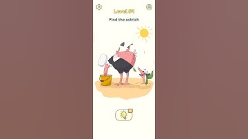 DOP 2 DELETE ONE PART LEVEL 54 FIND THE OSTRICH #shorts #gameplay