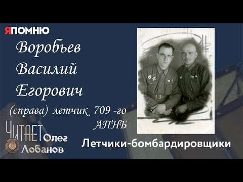 Воробьев Василий Егорович. Проект "Я помню" Артема Драбкина. Летчики-бомбардировщики