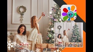 Snow and magic effects in Photo Studio | Photo Editing Tutorial screenshot 3