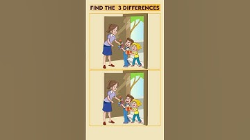 Find The 3 Differences - 80 #puzzle #findandlearninside #spotthedifferences   #findthedifferences
