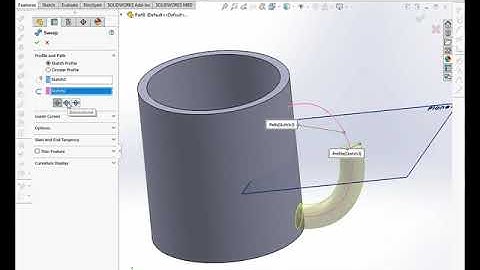Solidworks Mug Design (Sample 2)