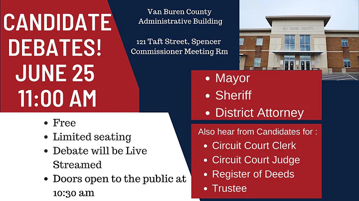 2022 Van Buren County Candidate Debate