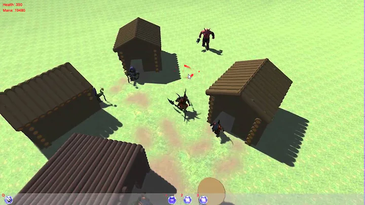 [Unity 5]Testing Combat System | Enemy Artificial Intelligence & Boss AI