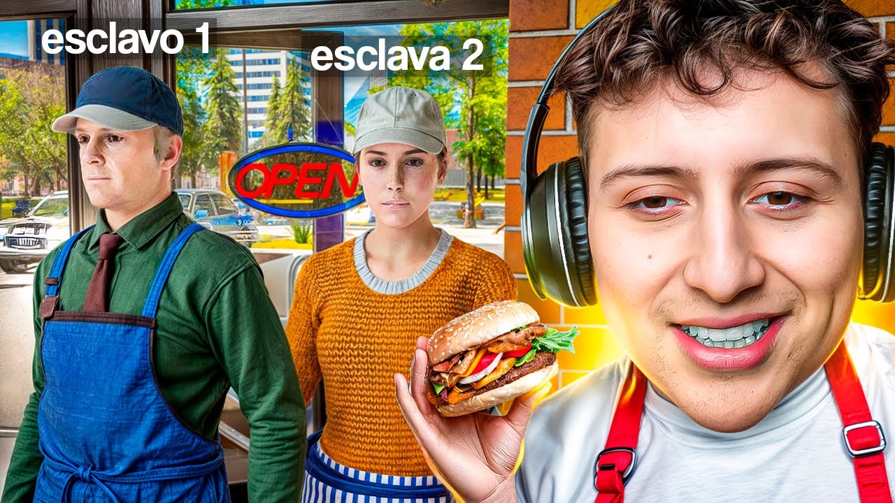 MIS PRIMEROS ESCLAVOS 🥵 | Fast food simulator #2