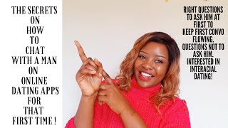 THE SECRETS ON HOW TO CHAT WITH A MAN ON ONLINE DATING APPS FOR THAT FIRST TIME screenshot 4