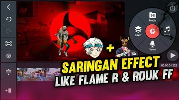 SARINGAN EFFECT EDIT LIKE FLAME R & RUOK FF | FREE FIRE  MONTAGE VIDEO EDIT | TECH ADBHUT