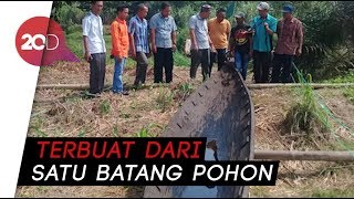 Perahu Kuno Ditemukan di OKI Sumsel