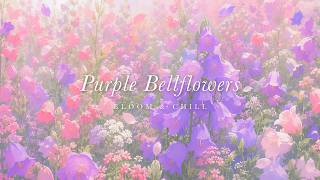 Purple Bellflowers in Pastel Haze 🌸 soft waltz piano & flute · relaxing piano music for study screenshot 3