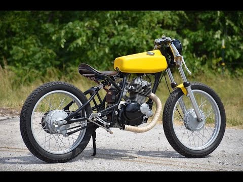 1982 Suzuki GN125 Cafe Racer GN Bobber - YouTube