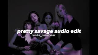 Download lagu blackpink pretty savage audio edit