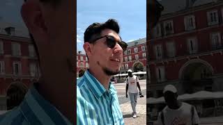 #plazamayor #madrid #españa antigua plaza del arrabal