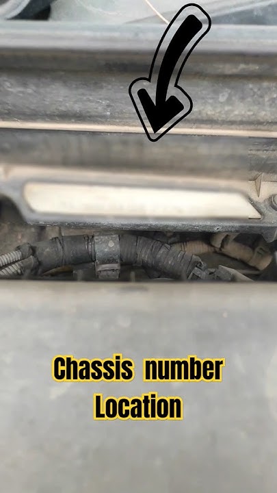 Maruti Brezza Chassis Number Location brezza chassis vin number location tamil #shorts #automobile #