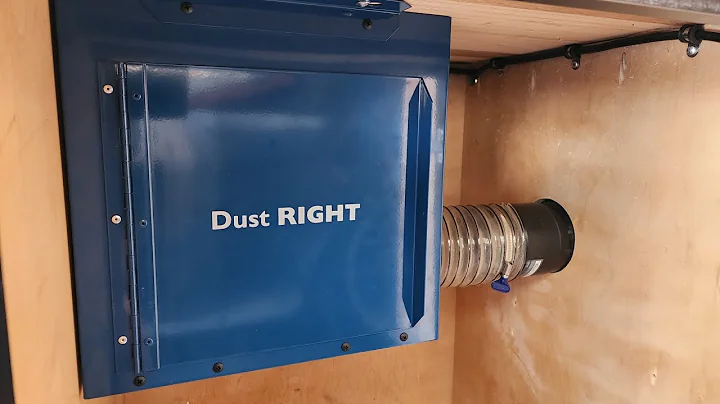 Router Cabinet Dust Collection - Rockler Dust Right Bucket