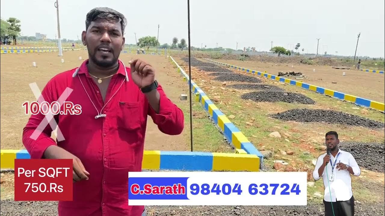 Ponneri Plots for Sale Ponneri Pokkisham by Thanigai Estates & Constructions 50/50 OFFER