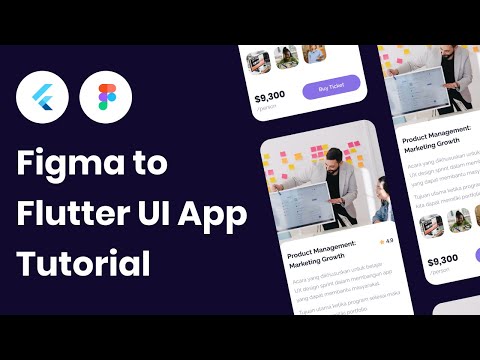 Find Event Mobile App - Figma to Flutter UI Tutorial