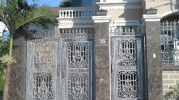 Cổng sắt, cổng sắt đẹp, cổng biệt thự, cổng biệt thự, cổng nhôm đúc
