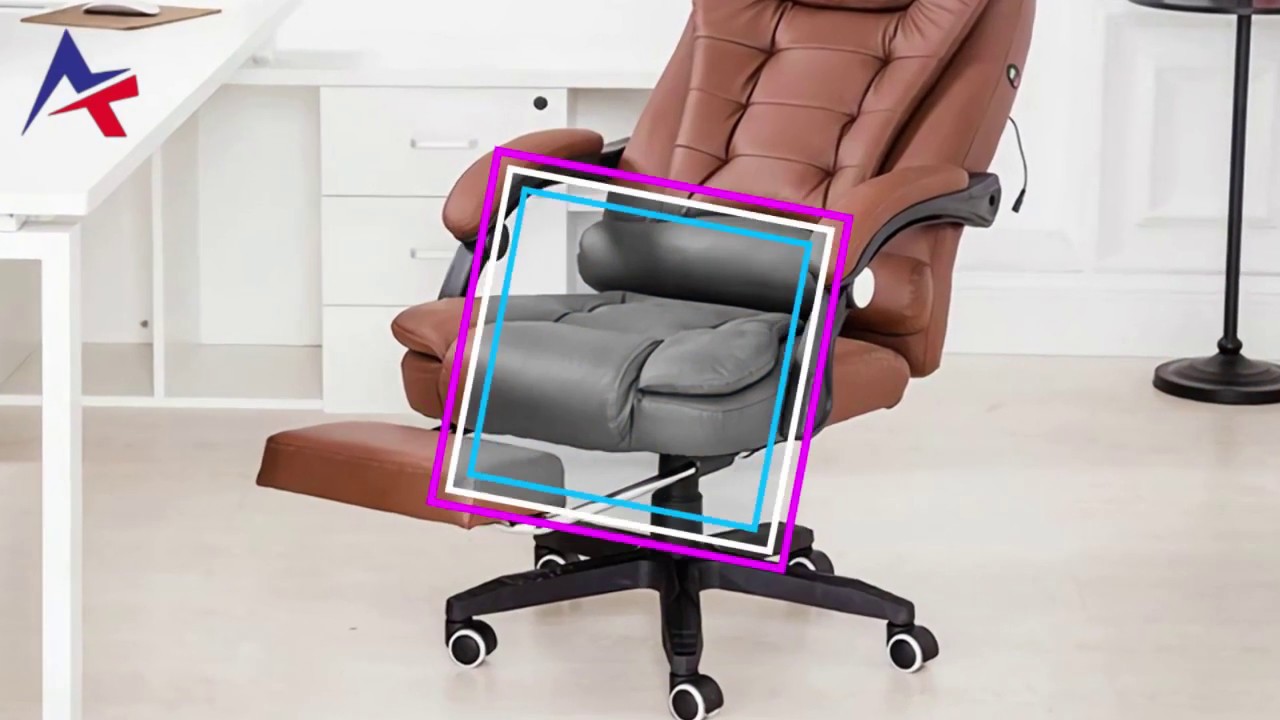 The Boss Gaming Chair, Leather, Massage, With Foot Rest YouTube