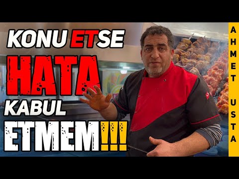 KONU ETSE HATA KABUL ETMEM ! l Sokak Lezzetleri l Kebapçı Ahmet Usta