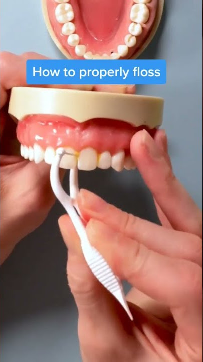 Demo: how to floss pick  properly 😲