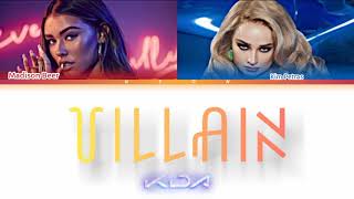 K/DA - VILLAIN ft. Madison Beer and Kim Petras  (Color Coded Lyrics)