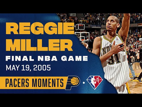 Reggie Miller's Final NBA Game - Indiana Pacers vs. Detroit Pistons | May 19, 2005