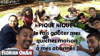 Pique-Nique Je Fais Déguster Mes Quiches Maison À Des Abonnés - Vlog 