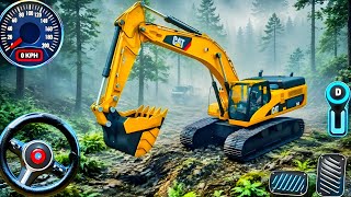 Railroad Builder Simulator 3D Mega Highway JCB Excavator Challenge 🚜 (Android Gameplay) screenshot 4