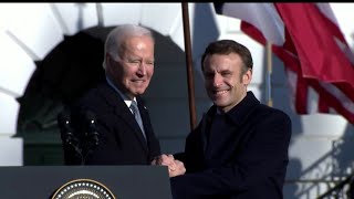 President Biden welcomes French President Macron to the White House