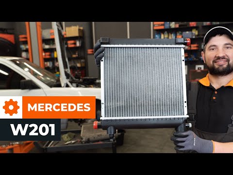 Cómo cambiar radiador de motor y termostato del refrigerante en MERCEDES W201 [AUTODOC] @autodoces