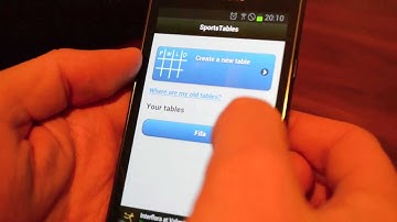 How quickly can you make a table using SportsTables?