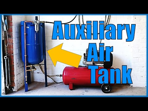 Making an auxiliary air tank from an old LPG gas