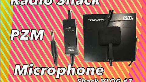 Radio Shack PZM Microphone Shack VLOG 7