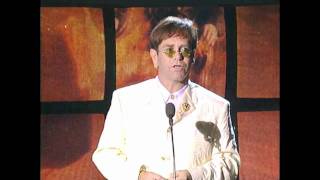Elton John's Rock & Roll Hall of Fame Acceptance Speech | 1994 Induction