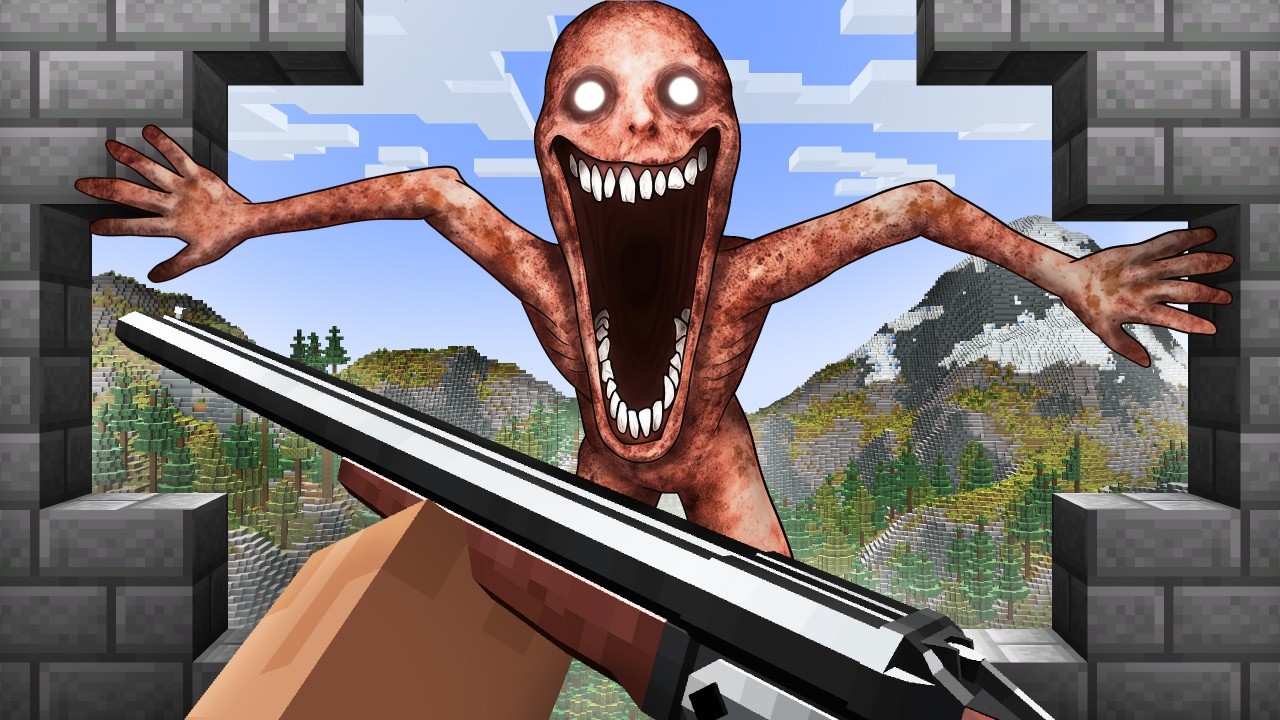 Bunker VS Críptidos de los Montes Apalaches en Minecraft