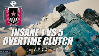 The 4-4 1v5 Overtime Matchpoint Clutch - Rainbow Six Siege