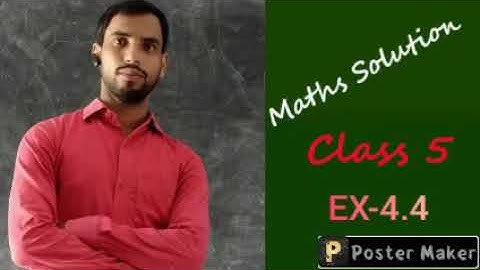 viva Start up maths Solution class 5 Ex-4.4 #BY- SADDAM SIR