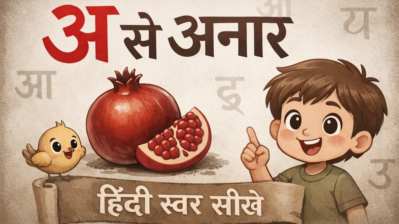 Hindi Varnmala (Swar)#education #learning #hindi #hindivarnmala 