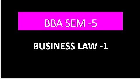 BBA SEM-5 BUSINESS Law Introduction to Discharge of contract  by Ms. Minaxi Trivedi
